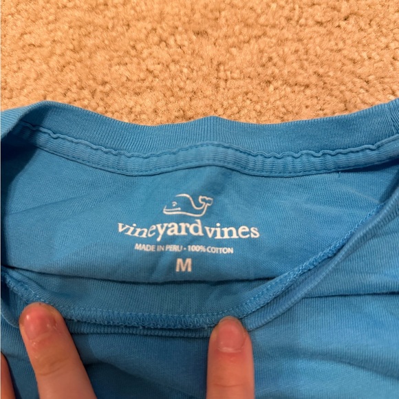 Vineyard Vines Blue Long Sleeve Shirt Oak Bluffs - Picture 2 of 3